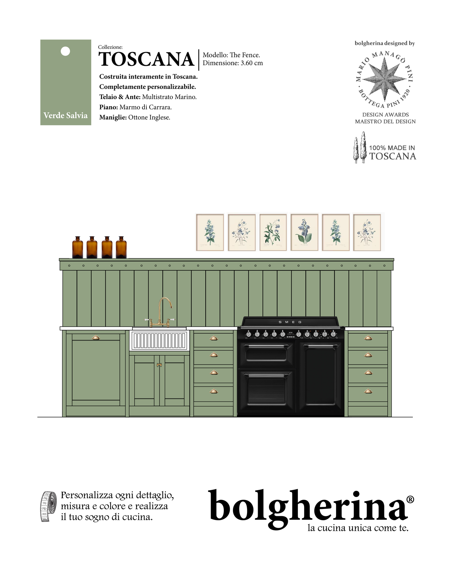 Bolgherina Toscana mod. "The Fence"