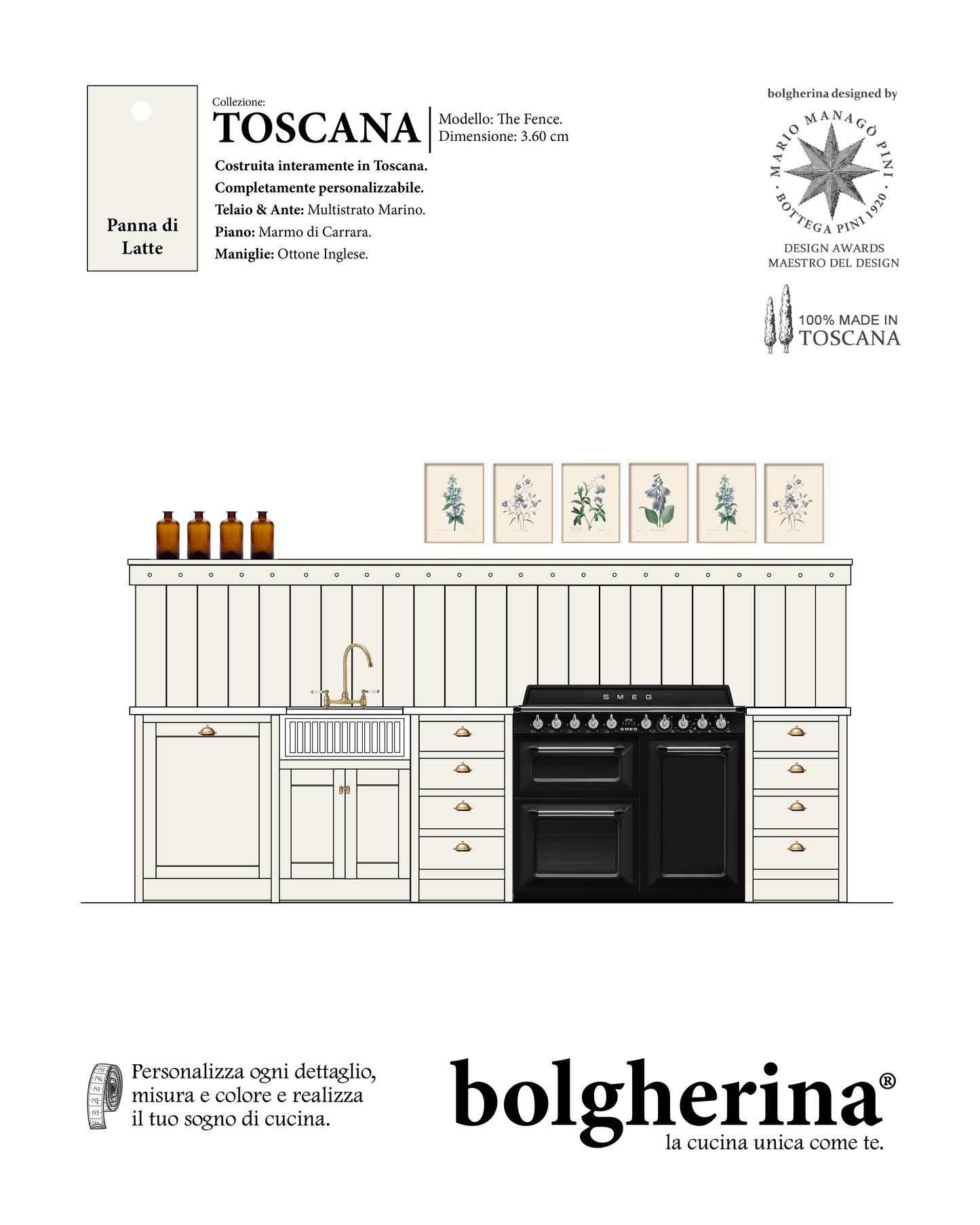 Bolgherina Toscana mod. "The Fence"